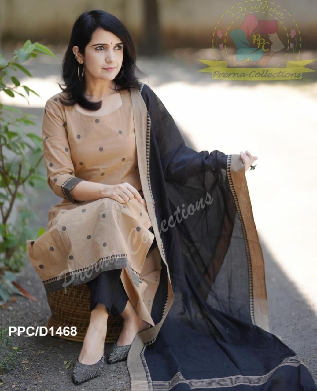 Exquisite South Cotton Handloom Suit Set