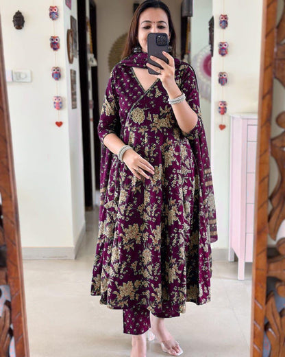 NEW LAUNCH – ELEGANT ANGRAKHA ANARKALI SET