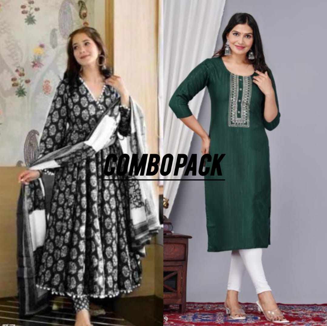 Trendy Anarkali Kurti Combo Pack