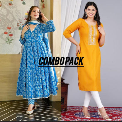 Trendy Anarkali Kurti Combo Pack