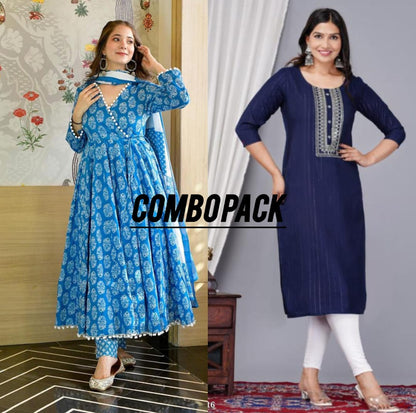 Trendy Anarkali Kurti Combo Pack