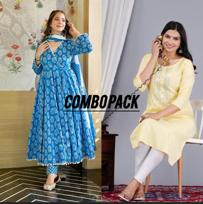 Trendy Anarkali Kurti Combo Pack