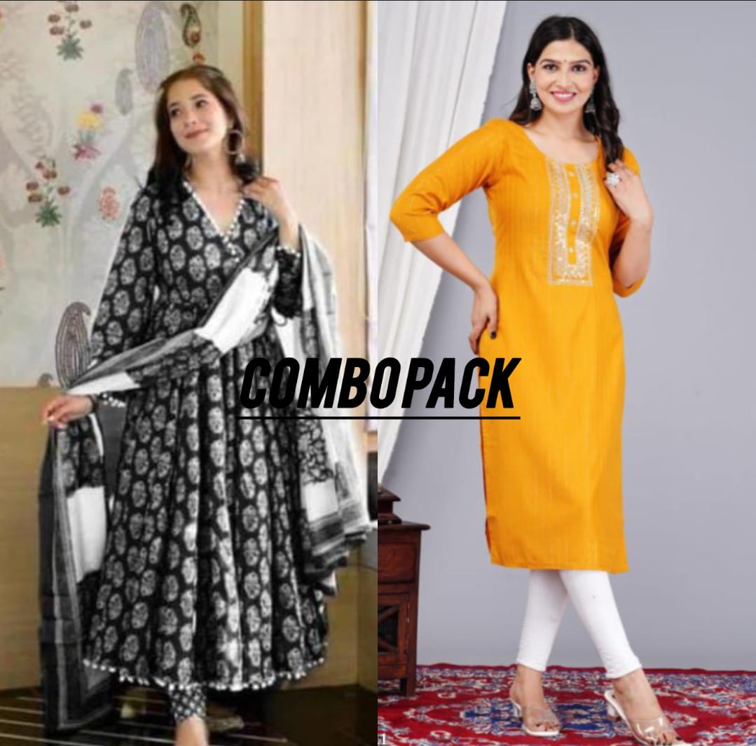 Trendy Anarkali Kurti Combo Pack