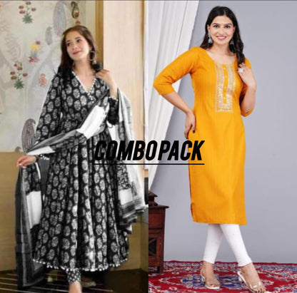 Trendy Anarkali Kurti Combo Pack